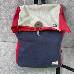 Gym Master Fluke Frog Backpack Clutch Canvas Colorblock Japanese Design Regular